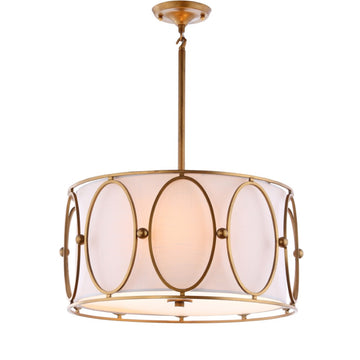 Violetta 19" Metal LED Pendant - JONATHAN Y